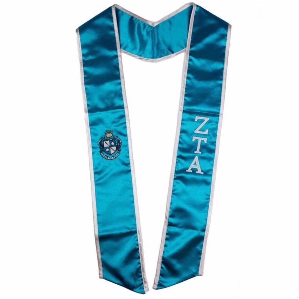 ZTA graduation sash